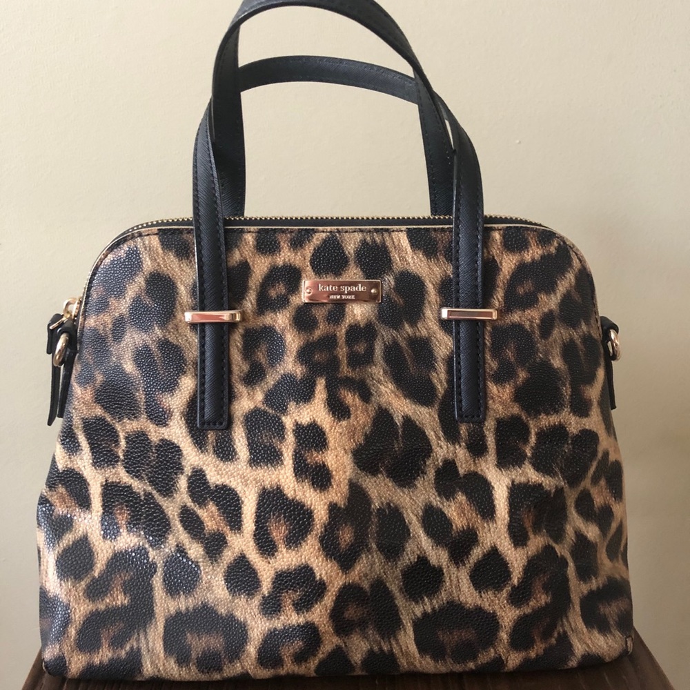 Kate Spade Leopard Dome Satchel